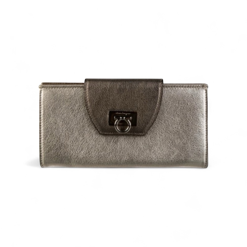Salvatore Ferragamo Leather Wallet, Dust Bag